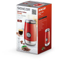 Coffee grinder Sencor, red