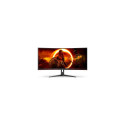 AOC G2 CU34G2XE/BK LED ekraan 86.4 cm (34") 3440 x 1440 pikslit Wide Quad HD LCD must, punane
