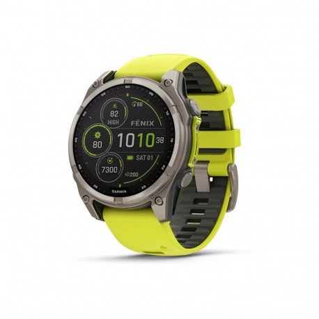 Garmin fenix 8 3.3 cm (1.3") 47 mm Digital 260 x 260 pixels Touchscreen Titanium Wi-Fi GPS (satellit