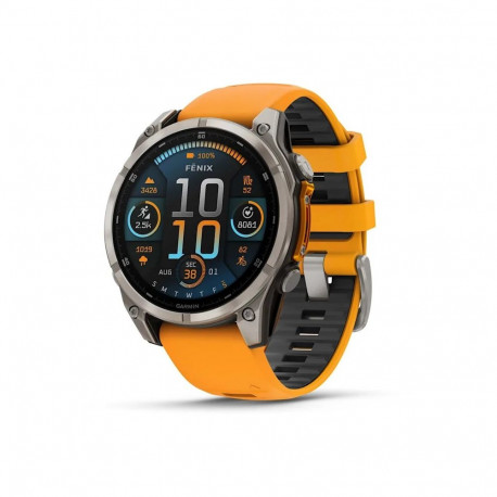 Garmin fenix 8 3.56 cm (1.4") AMOLED 47 mm digitaalne 454 x 454 pikslit puuteekraan grafiit Wi-Fi GP