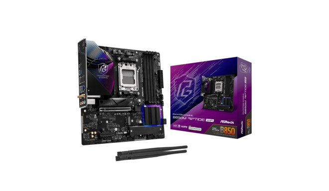 Asrock Phantom Gaming B850M Riptide WiFi AMD B850 Socket AM5 micro ATX emaplaat