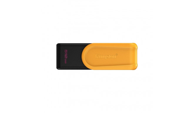 Kingston Technology DataTraveler 512GB kaasaskantav USB 3.2 Gen 1 Exodia S (must/kollane)
