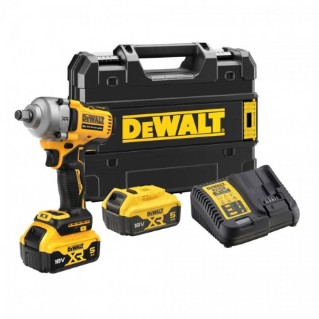 DEWALT DCF891P2T 18V 2x5Ah XR 812Nm kollane, must mutrivõti