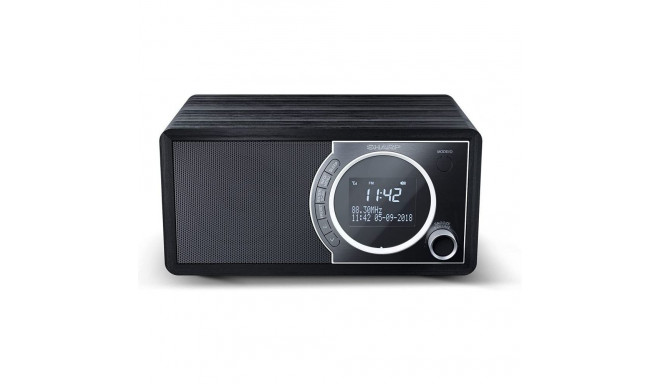 Sharp DR-450(BK) Digital Radio, FM/DAB/DAB+, Bluetooth 4.2, Alarm function, Midnight Black