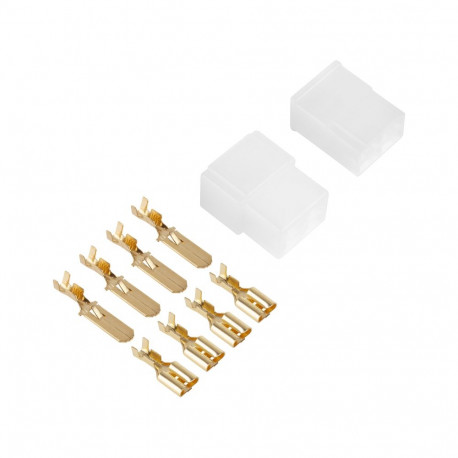 Obudowa konektorów 4kr wtyg+gniazdo (10 tk.)