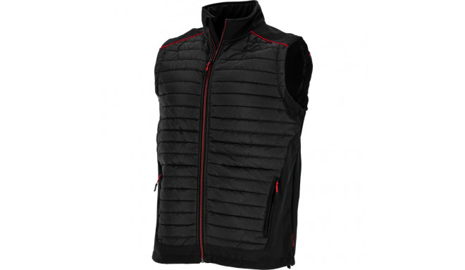 Bezrękawnik ocieplany czar.-czerw., "xl", ce, lahti