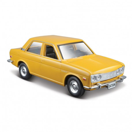 Composite model Datsun 510 1971 yellow 1/24
