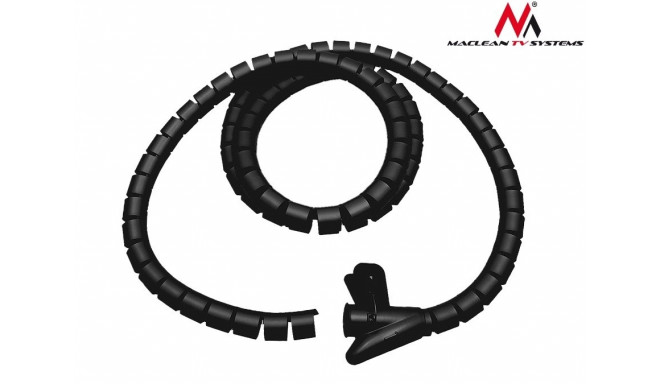 Maclean cable cover MCTV-676 B, black