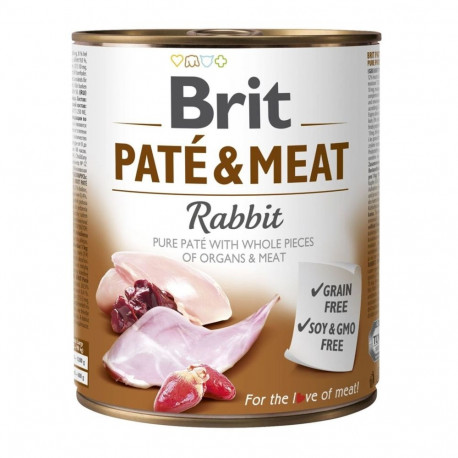 Dog Food - BRIT PATÉ & MEAT Rabbit 800 g