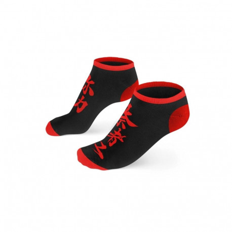 Socks - Good Loot Assassin's Creed Shadows Ankle Socks, Size 39-46, Black-Red