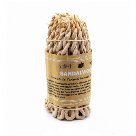Nepali Rope Pure Herbs Sandalwood & Spice Rope Incense