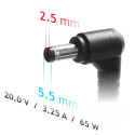 Power Adapter - Akyga Ak-17 Indoor 65w, Black