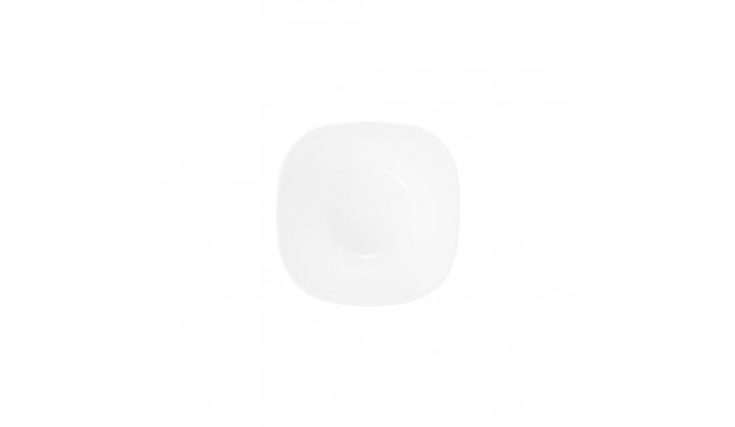 BOWL SQUARE 24.5CM WHITE