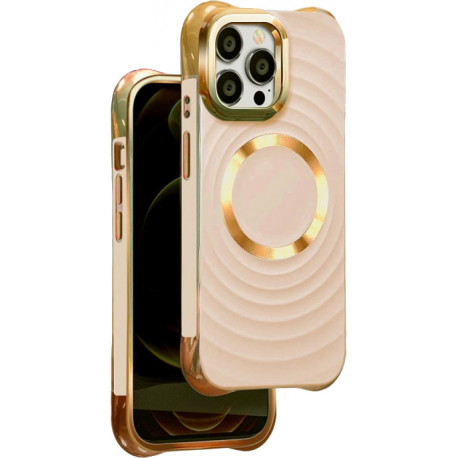 TelForceOne kaitseümbris Circle Glam Mag Apple iPhone 13 Pro, roosa