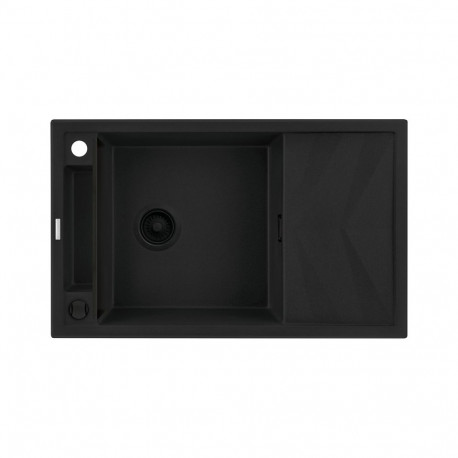 MAGNETIC SINK W/ FITTS ZRM_N113 GRAN BLK