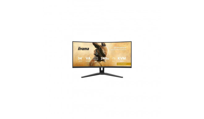 iiyama G-MASTER Get ahead with the curved GCB3486WQSCP-B1 Gold Phoenix featuring 240Hz refresh rate,