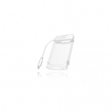 ICY BOX IB-AC703-C HDD/SSD enclosure Translucent, White 2.5"
