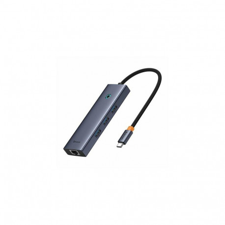 Baseus UltraJoy 6-Port Wired USB 3.2 Gen 1 (3.1 Gen 1) Type-C Grey