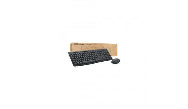 Logitech Wireless Keyboard (QWERTY) and Mouse Combo MK370 Black EU (920-012065)
