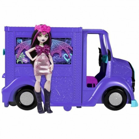 Beebinukk Aksessuaaridega Monster High Tour Bus Rock Sang-sationnel