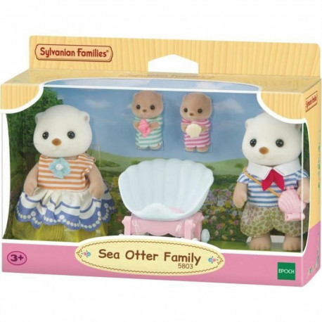 Liigestega kuju Sylvanian Families La familia de las nutrias marinas loomad