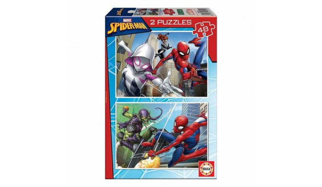 Pusle Spiderman Educa (2 x 48 pcs)