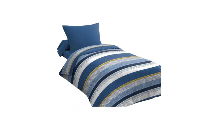 Duvet cover set HOME LINGE PASSION Blue White 140 x 200 cm