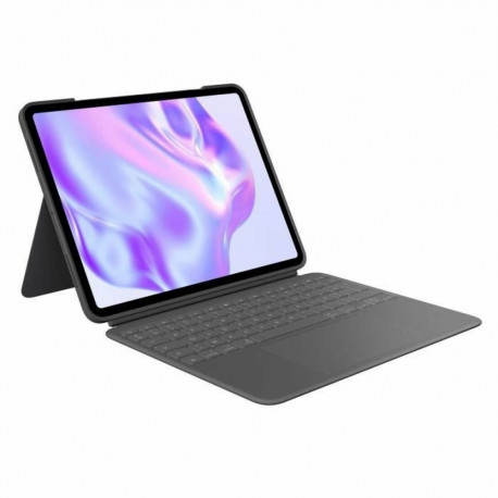 Tahvelarvuti Ümbris Logitech iPad Pro Must Hall Grafiithall AZERTY QWERTY Qwerty US
