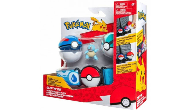 Arvude komplekt Pokémon Clip 'N' Go - Squirtle 5 cm 5 Tükid