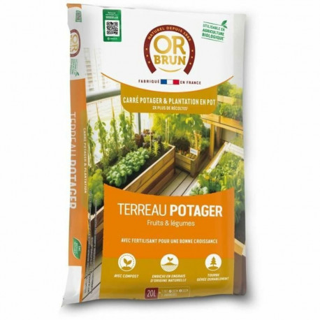 Potitaime kompost OR BRUN OBRTCAPOT20N 20 L