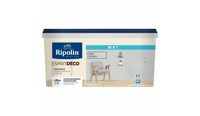 Kruntvärv Ripolin Hall Matt 2,5 L