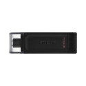 Mälupulk DataTraveler 70, 128GB, USB-C 3.2, must, Kingston