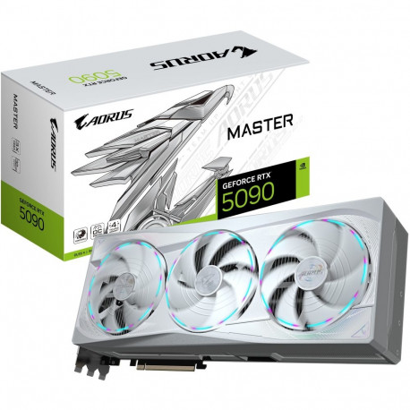 "RTX 5090 32GB Gigabyte Aorus Master Ice GDDR7 3Fan white"