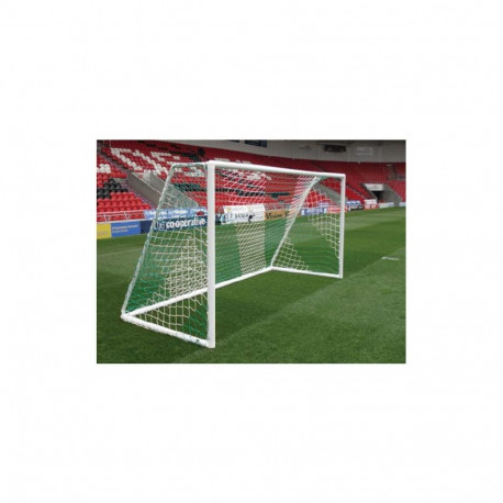 Siatka do piłki nożnej Domeks 7,5x2,5m GŁ. 2m PE 4 biała