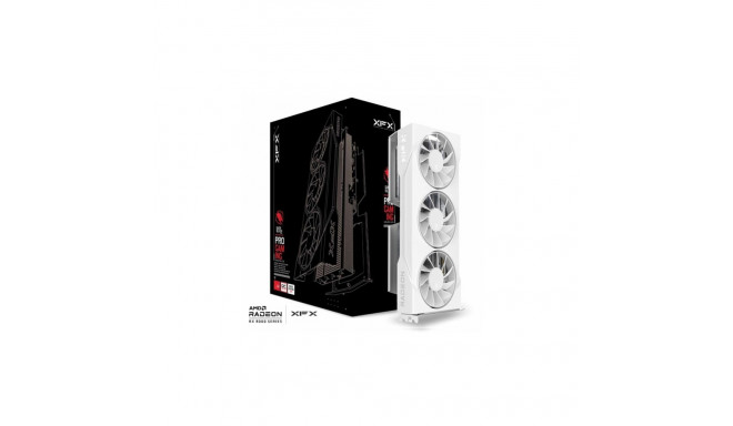 Graphics card. XFX SWIFT RX 9060XT OC White 3-FAN 16GB