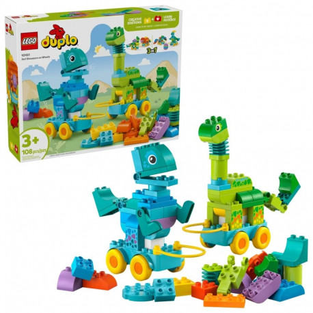 LEGO DUPLO 10451 3-ühes dinosaurused ratastel