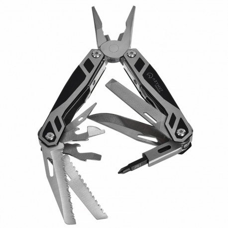 Multitool AZYMUT Trohon – 12 tööriista + 8 otsikut + vutlar (H-P2010121)