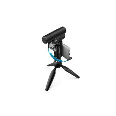 Sennheiser MKE 400 Mobile Kit - condenser, supercardioid microphone with low-pass filter with Manfro
