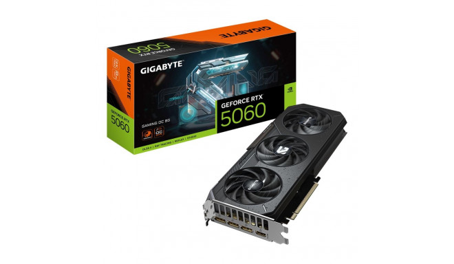 GIGABYTE GeForce RTX 5060 GAMING OC 8G graafikakaart 8GB GDDR7