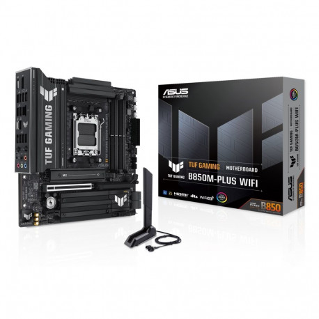 ASUS TUF GAMING B850M-PLUS WIFI AMD B850 Socket AM5 micro ATX emaplaat