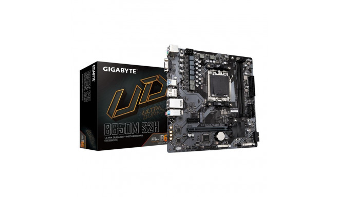 GIGABYTE B650M S2H Motherboard - AMD Ryzen 9000 Series CPUs, 5+2+2 Phases VRM, up to 6400MHz DDR5 (O