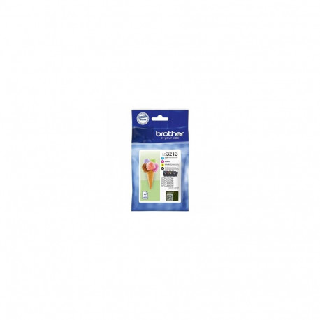 BROTHER LC3211VAL HIGH YIELD MULTI PACK (BK/C/M/Y), EACH 400 PAGES