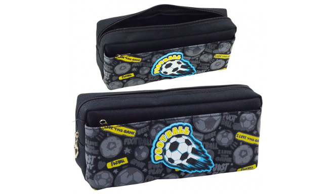 kooliorganisaator jalgpalliga kaks taskut must