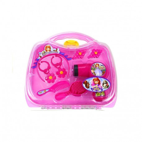 Zestaw Księżniczki kohver föön kõrvarõngad peapael roosa