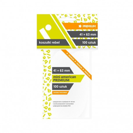 Card sleeve 41x63mm Mini American Premium 100