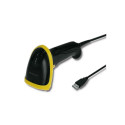 Barcode Reader - Qoltec 1d/2d Usb, Black