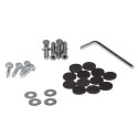 PC Holder - MC-713 Under Desk Bracket Support Black