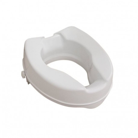Raising Toilet Seat - Adjustable Extension 190kg Weight Capacity White
