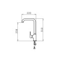 Kitchen Faucet - Pyramis Silvio Pull-Down Single Lever Chrome