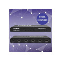 HDMI Splitter - Qoltec 51799 4K 60Hz 4 x HDMI Black